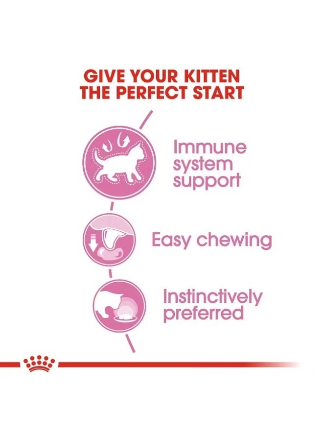 ROYAL CANIN Pack Of 12 Kitten Gravy Salsa Instinctive Food Brown 85grams - Image 3